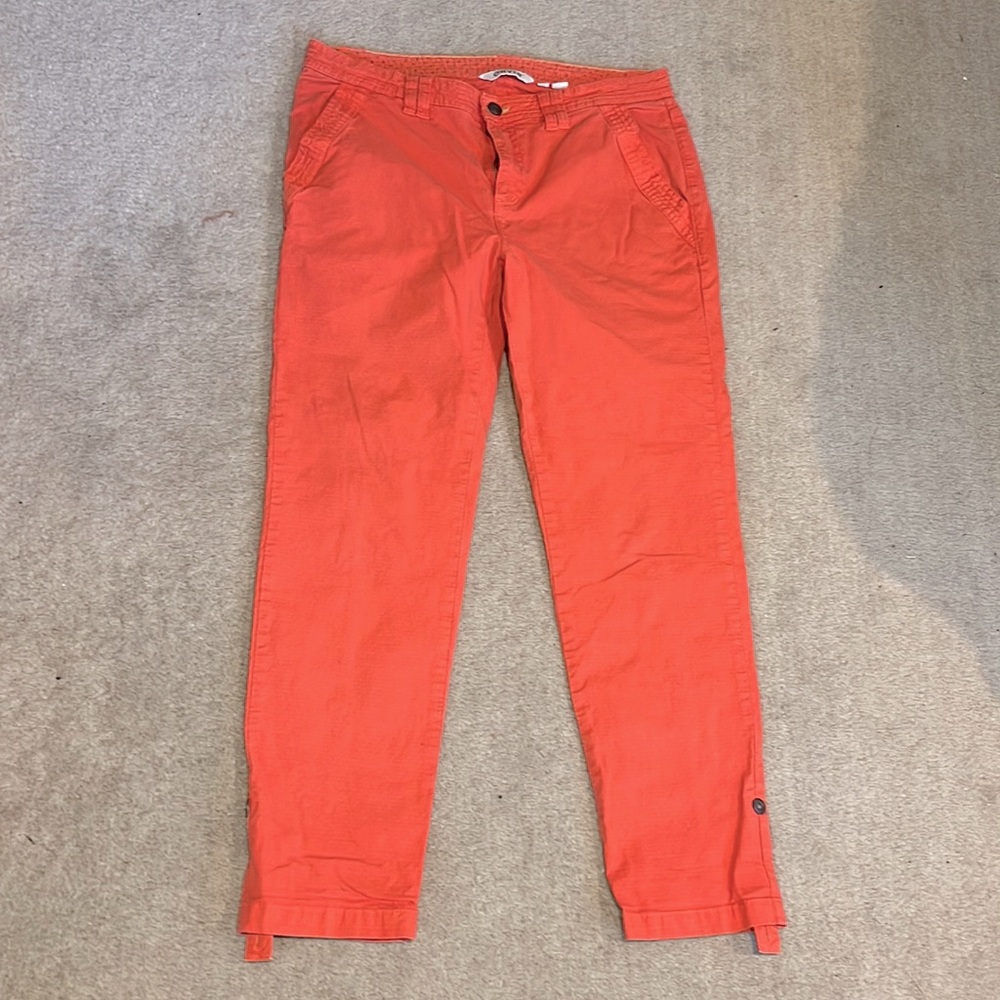Orvis Orange Athletic hiking pants size 8